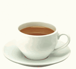 Good Morning Coffee White Cup GIF