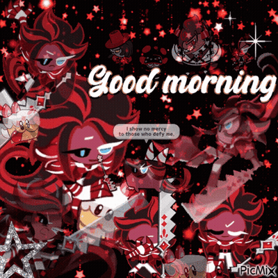 Good Morning Cookie Collage GIF