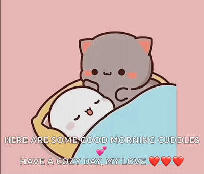 Good Morning Cuddles Cozy Day My Love GIF