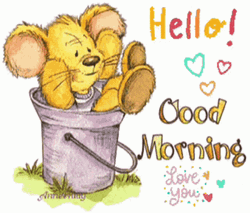 Good Morning Cute Bear Love You GIF
