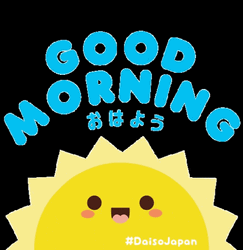 Good Morning Cute Winking Sun GIF