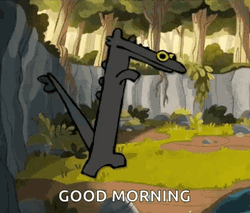 Good Morning Dancing Lizard GIF