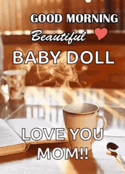 Good Morning Daughter Baby Doll GIF