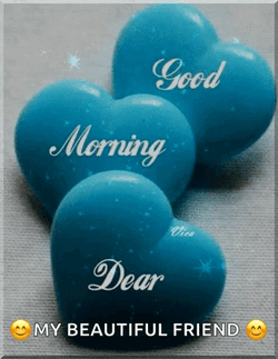 Good Morning Dear My Beautiful Friend GIF