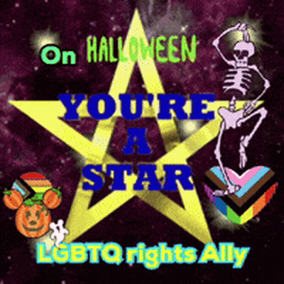 Good Morning East Coast Ally Poster With Rainbows GIF
