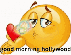 Good Morning Emoji Hollywood GIF