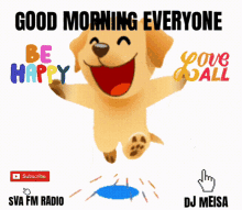 Good Morning Everyone Excited Dog GIF