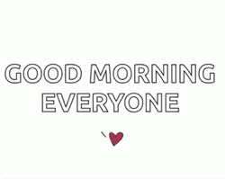 Good Morning Everyone Heart Made Of Hearts GIF