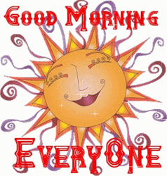 Good Morning Everyone Sun Smiling GIF