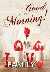 Good Morning Family Love Sparkle GIF