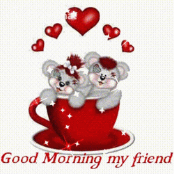 good morning friend with love