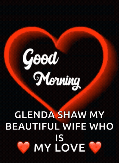 Good Morning Glenda Shaw Heart GIF