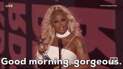 Good Morning Gorgeous BET Awards GIF
