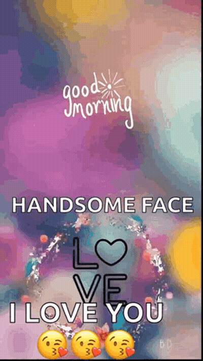 Good Morning Greeting Card I Love You GIF