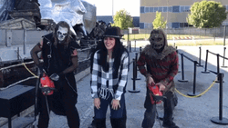Good Morning Halloween Chainsaw Horror GIF