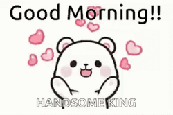 Good Morning Handsome King With Milk GIF