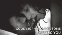 Good Morning Handsome Missing You Couple GIF