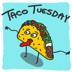 Good Morning Happy Nervous Taco Tuesday Anxious GIF