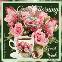 Good Morning Happy New  Monday GIF