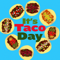Good Morning Happy Revolving Taco Day Tuesday GIF