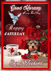 Good Morning Happy Saturday Enjoy Weekend GIF