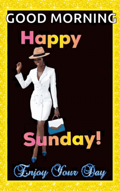 Good Morning Happy Sunday Enjoy Your Day GIF