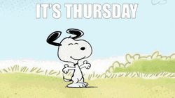 Good Morning Happy Thursday Celebrating Snoopy Dog