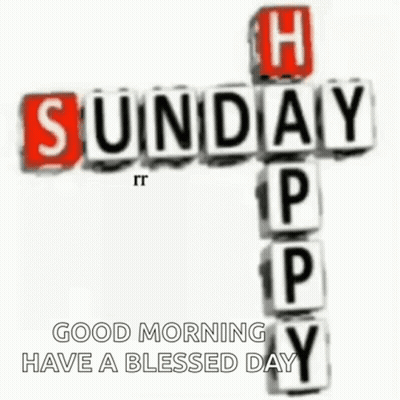 Good Morning Have A Blessed Day Crossword Puzzle GIF