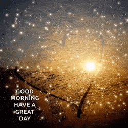 Good Morning Have A Great Day Sparkling Heart GIF