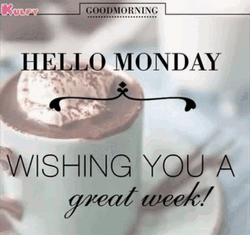 Good Morning Hello Monday GIF