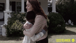 Good Morning Hug Good Behavior Drama GIF