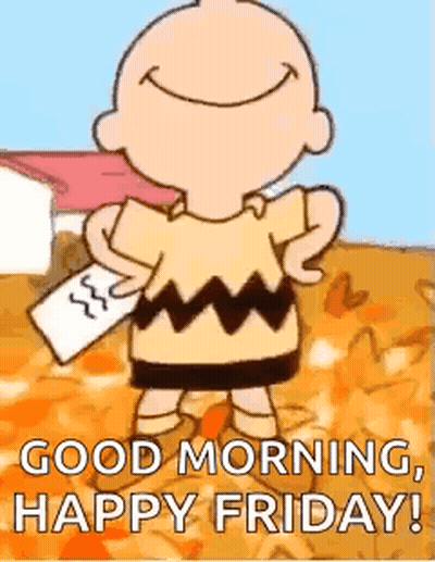 Good Morning Hugs Happy Friday Greeting Card GIF
