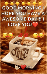 Good Morning I Love You Awesome Day GIF