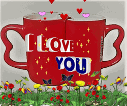 Good Morning I Love You Couple Mug GIF