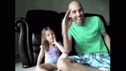 Good Morning In Sign Language Dad And Daughter GIF