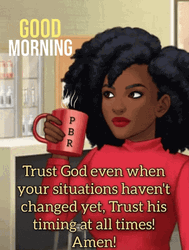 Good Morning Inspirational Hot Coffee GIF