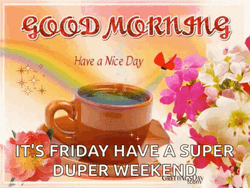 Good Morning It's Friday Greeting GIF