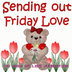 Good Morning It's Friday Love Bear Greeting GIF