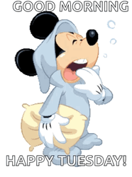 Good Morning It's Tuesday Of Mickey Mouse GIF