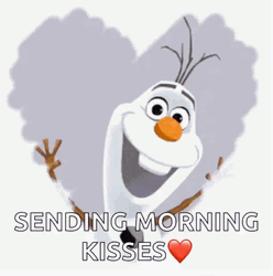 Good Morning Kiss Olaf