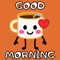 Good Morning Love Happy Coffee GIF