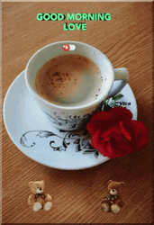 Good Morning Love You Bears Hearts Red Butterfly GIF