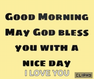 Good Morning May God Bless You GIF