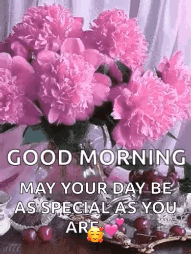 Good Morning May Your Day Be As Special As You Are GIF