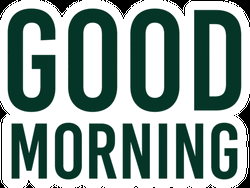Good Morning Monday Beaming Font Color GIF