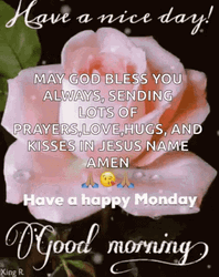 Good Morning Monday Blessings Nice Day GIF