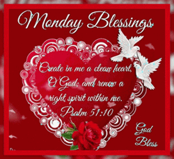 Good Morning Monday Blessings Valentine GIF