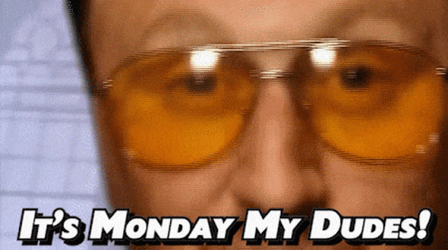 Good Morning Monday Funny Singing Man GIF