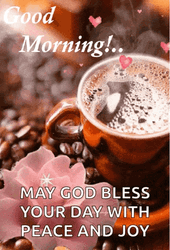 Good Morning My Friend Hearts And Coffee GIF