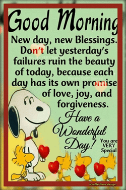 Good Morning New Day New Blessing Adage GIF